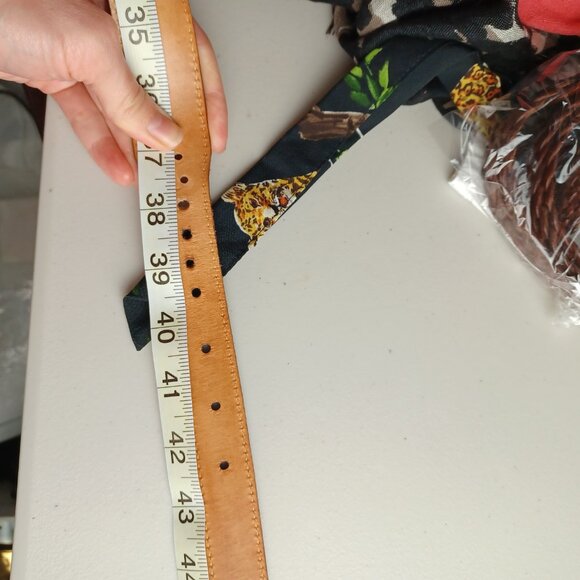 ORVIS Full Grain Bison Leather Belt, Men's/Unisex Size 38 - Picture 10 of 10